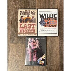 Willie Nelson (DVD Lot) Last Of The Breed, Nelson & Friends, Live at Texas